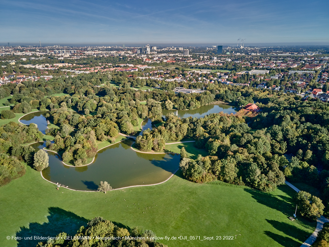 23.09.2022 - der Ostpark mir Biergarten und See in Neuperlach